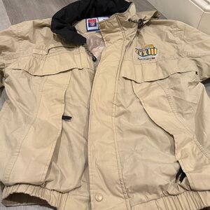 NFL Beige Windbreaker Jacket